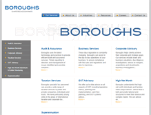 Tablet Screenshot of boroughs.net.au